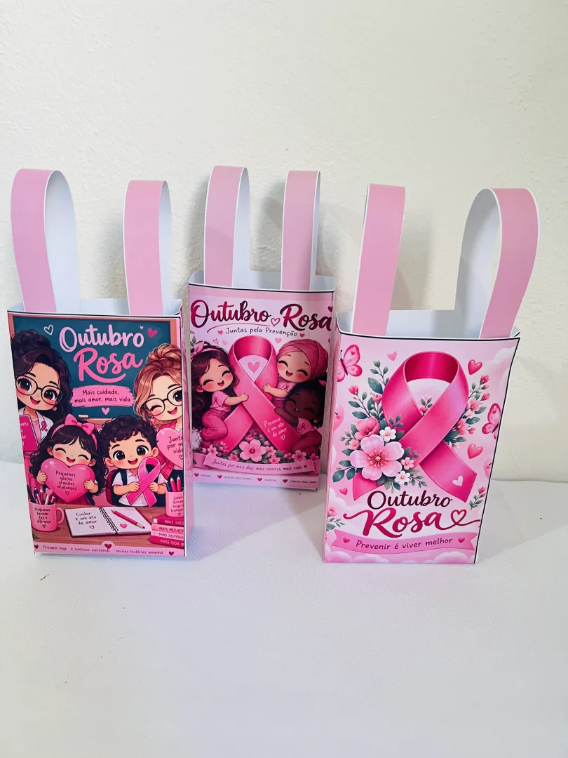 💗 SACOLINHA OUTUBRO ROSA – UMA LEMBRANCINHA CHEIA DE AMOR E SIGNIFICADO! 💗 — imagem 3