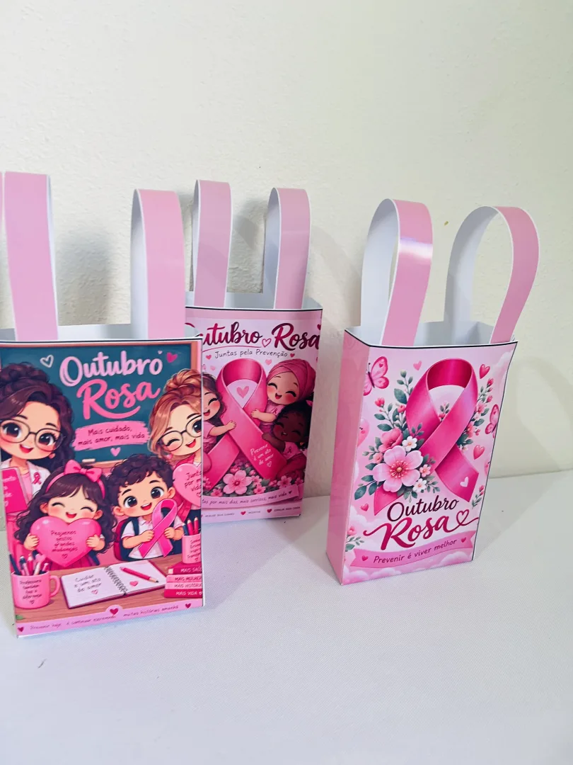 💗 SACOLINHA OUTUBRO ROSA – UMA LEMBRANCINHA CHEIA DE AMOR E SIGNIFICADO! 💗 — imagem 2
