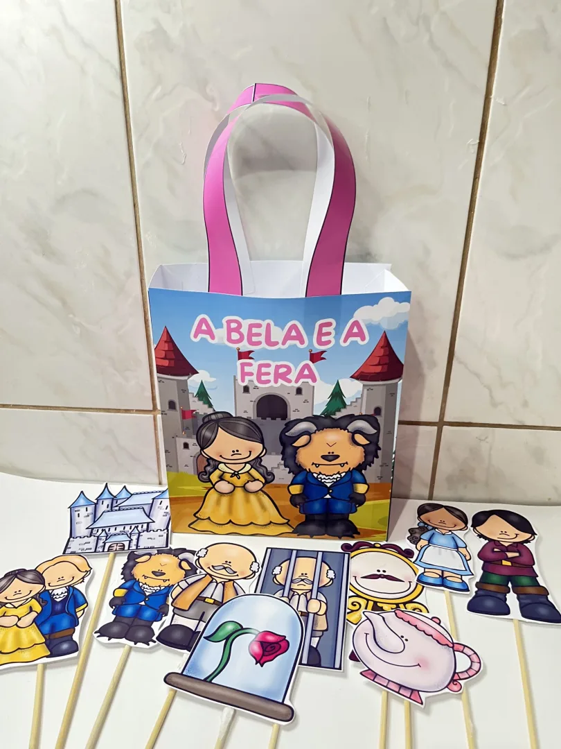 Sacolinha Teatral A Bela e a Fera -PDF para Educação Infantil — imagem 4