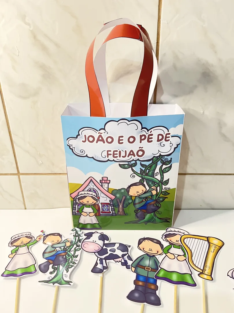 🌱🎭 SACOLINHA TEATRAL – JOÃO E O PÉ DE FEIJÃO 🎭🌱 — imagem 2