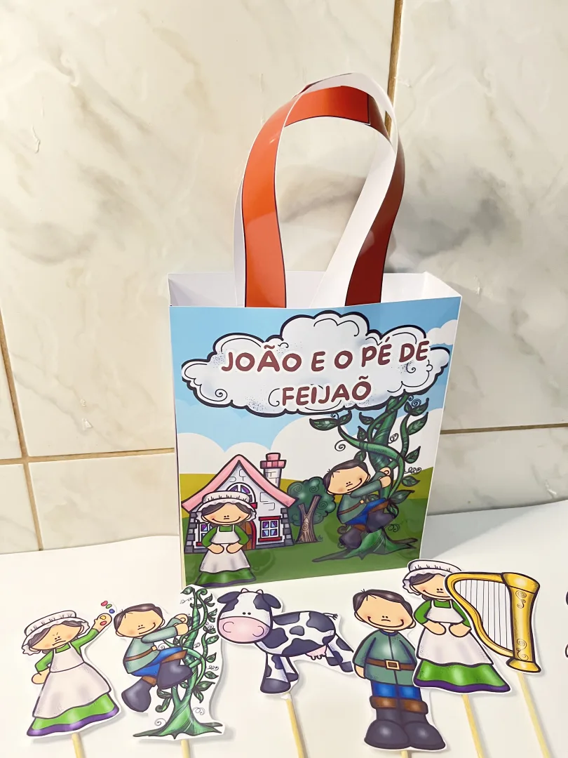 🌱🎭 SACOLINHA TEATRAL – JOÃO E O PÉ DE FEIJÃO 🎭🌱 — imagem 3