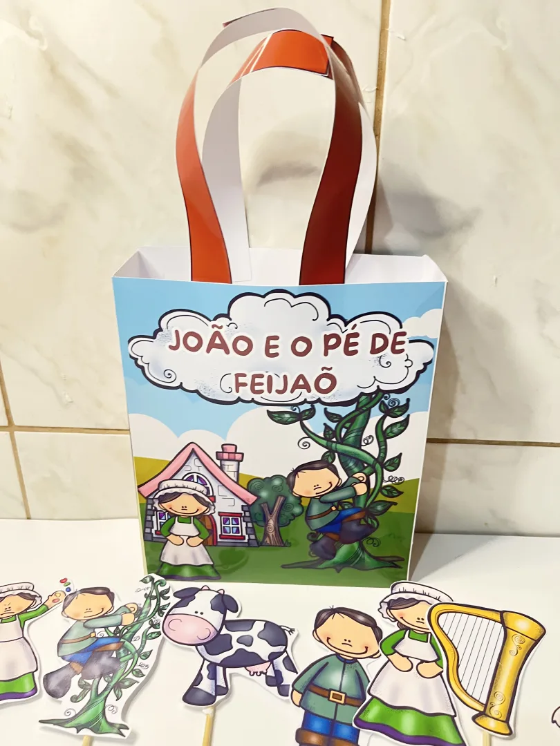🌱🎭 SACOLINHA TEATRAL – JOÃO E O PÉ DE FEIJÃO 🎭🌱 — imagem 5