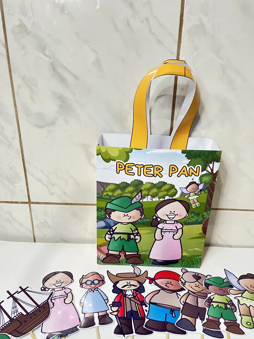 ✨🏴‍☠️ SACOLINHA TEATRAL – PETER PAN 🏴‍☠️✨ — imagem 5