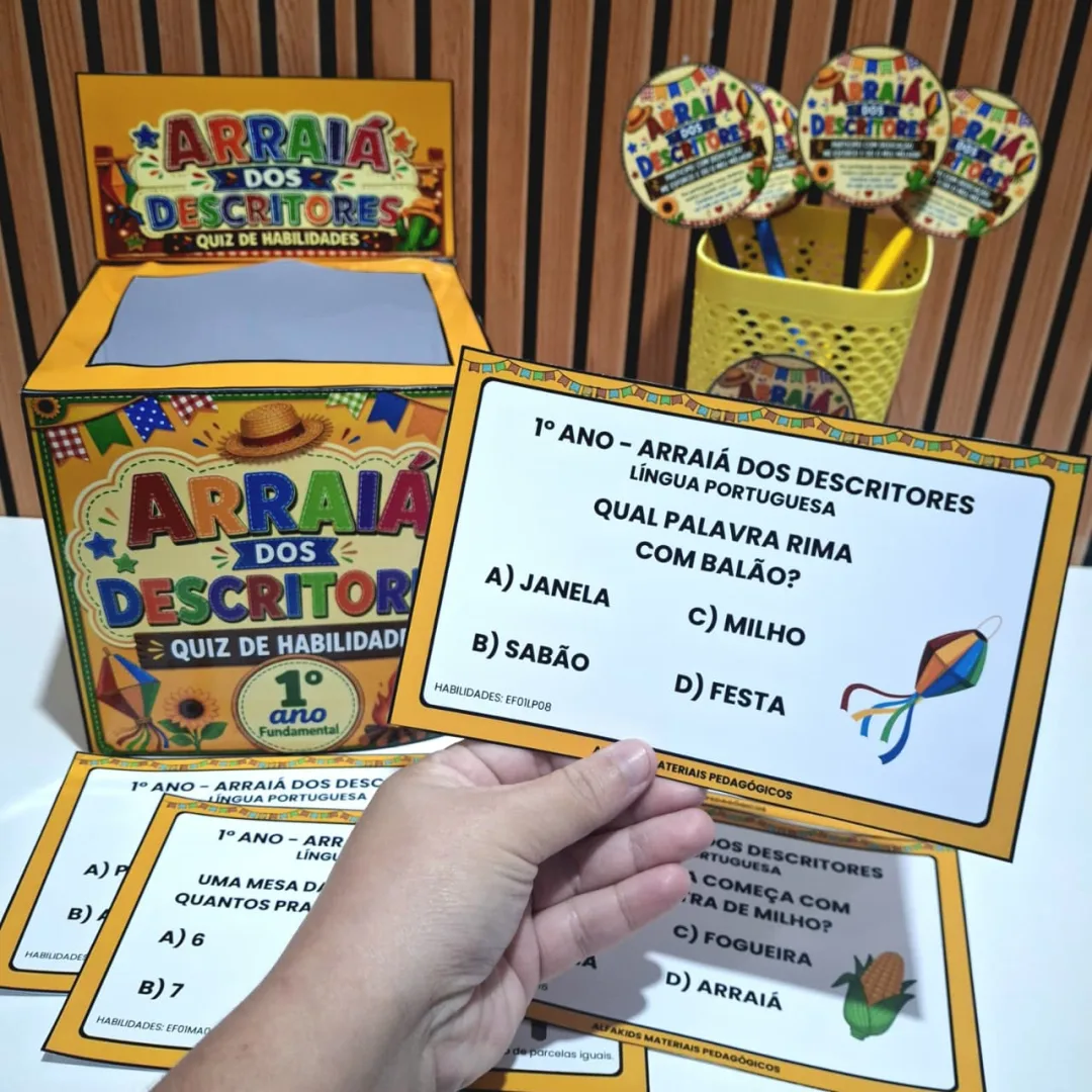 SAEB | Arraiá dos Descritores - Quiz de Habilidades 1° ano Fundamental  — imagem 2