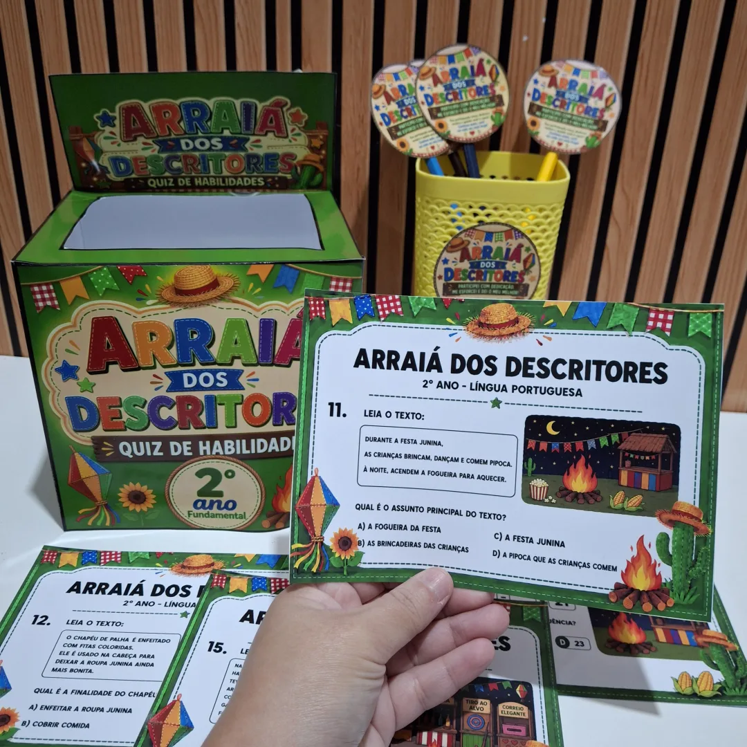 SAEB | Arraiá dos Descritores - Quiz de Habilidades 2° ano Fundamental — imagem 5