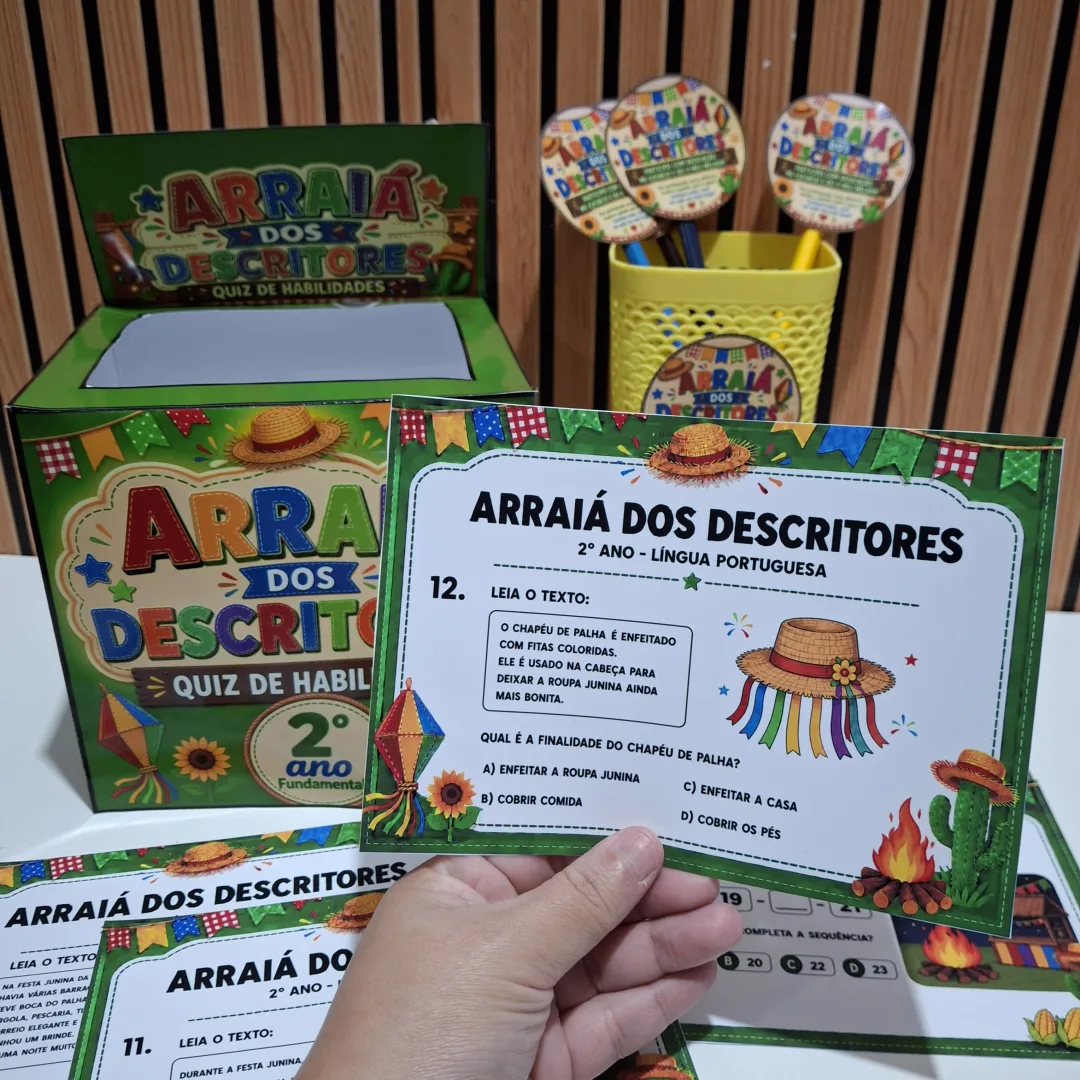 SAEB | Arraiá dos Descritores - Quiz de Habilidades 2° ano Fundamental — imagem 6
