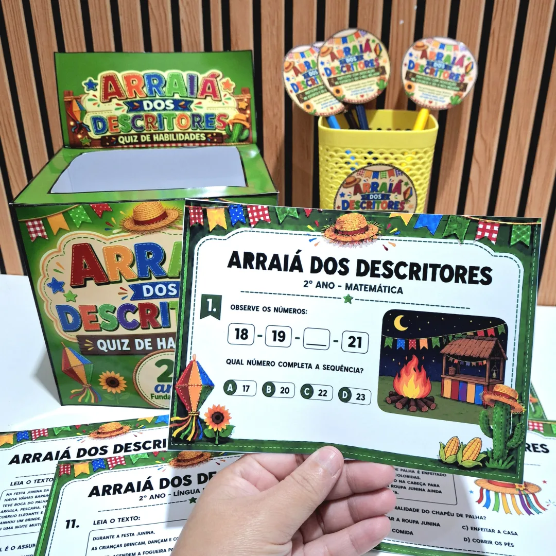 SAEB | Arraiá dos Descritores - Quiz de Habilidades 2° ano Fundamental — imagem 4