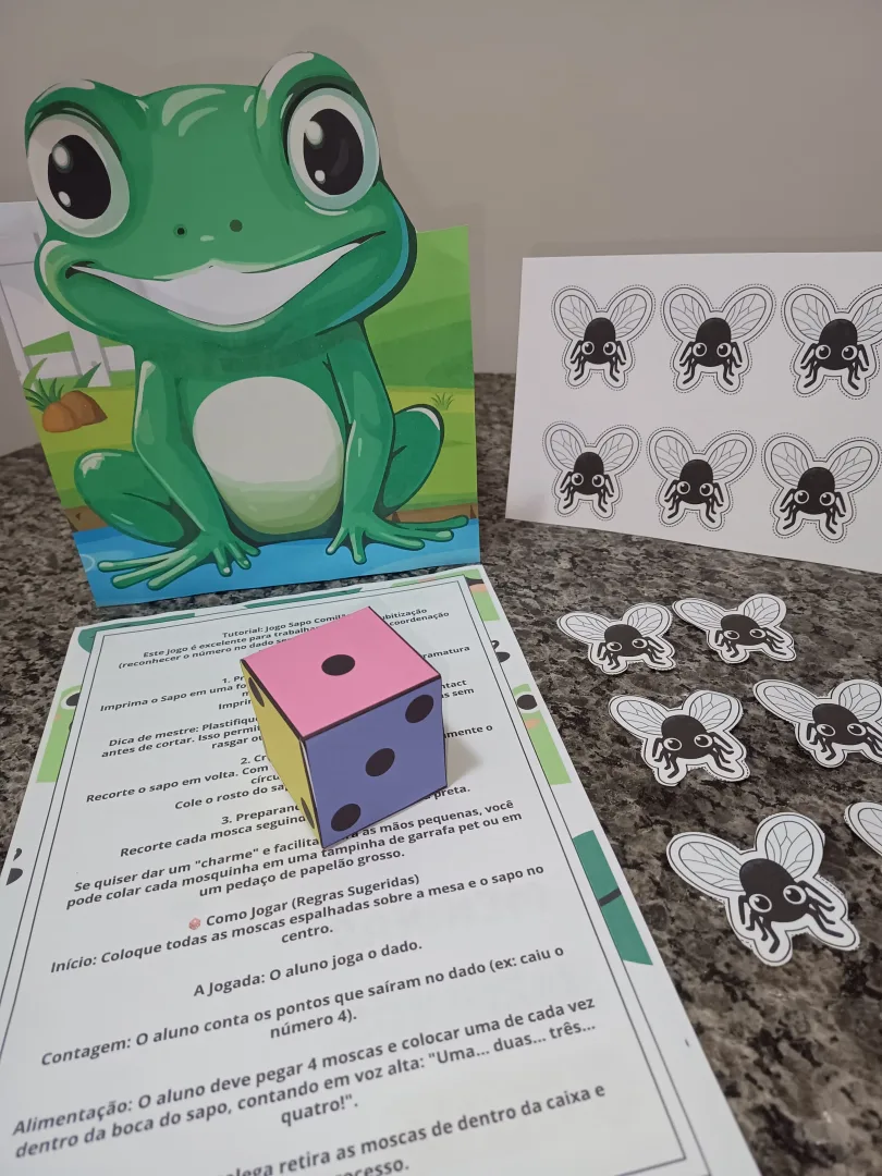 Sapo Comilão - Jogo Pedagógico para Educação Infantil - PDF — imagem 2