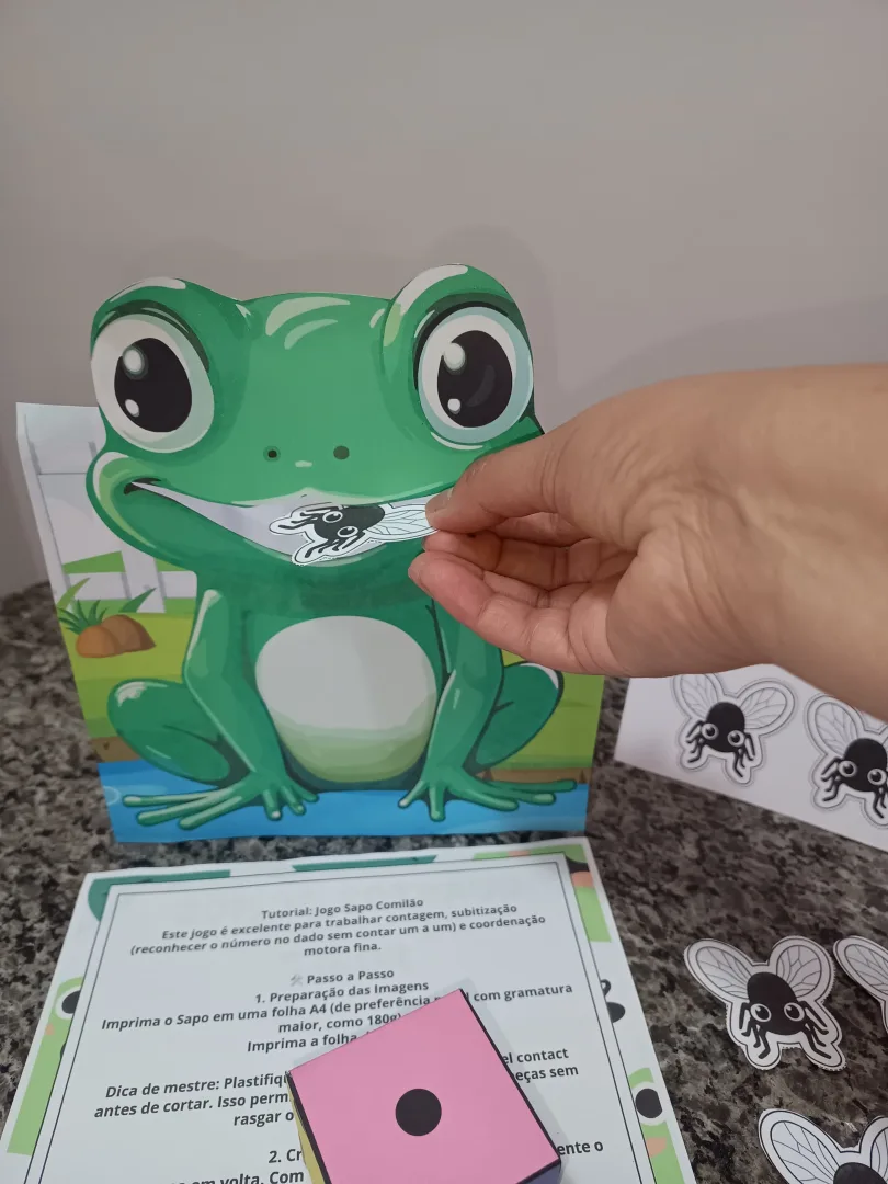 Sapo Comilão - Jogo Pedagógico para Educação Infantil - PDF — imagem 5