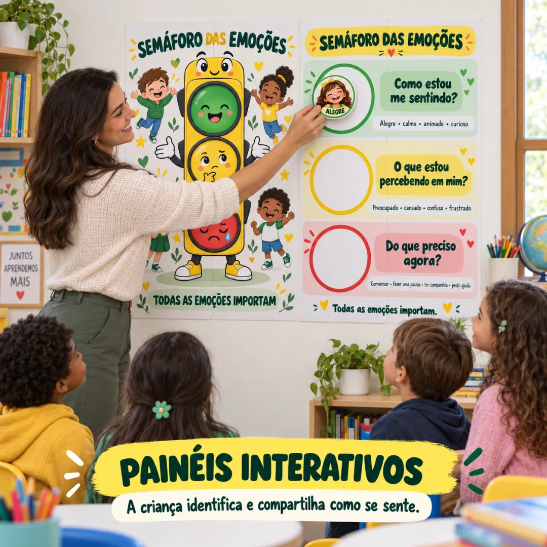 Semáforo das Emoções – Setembro Amarelo PDF - Ed. Infantil e EFI — imagem 2