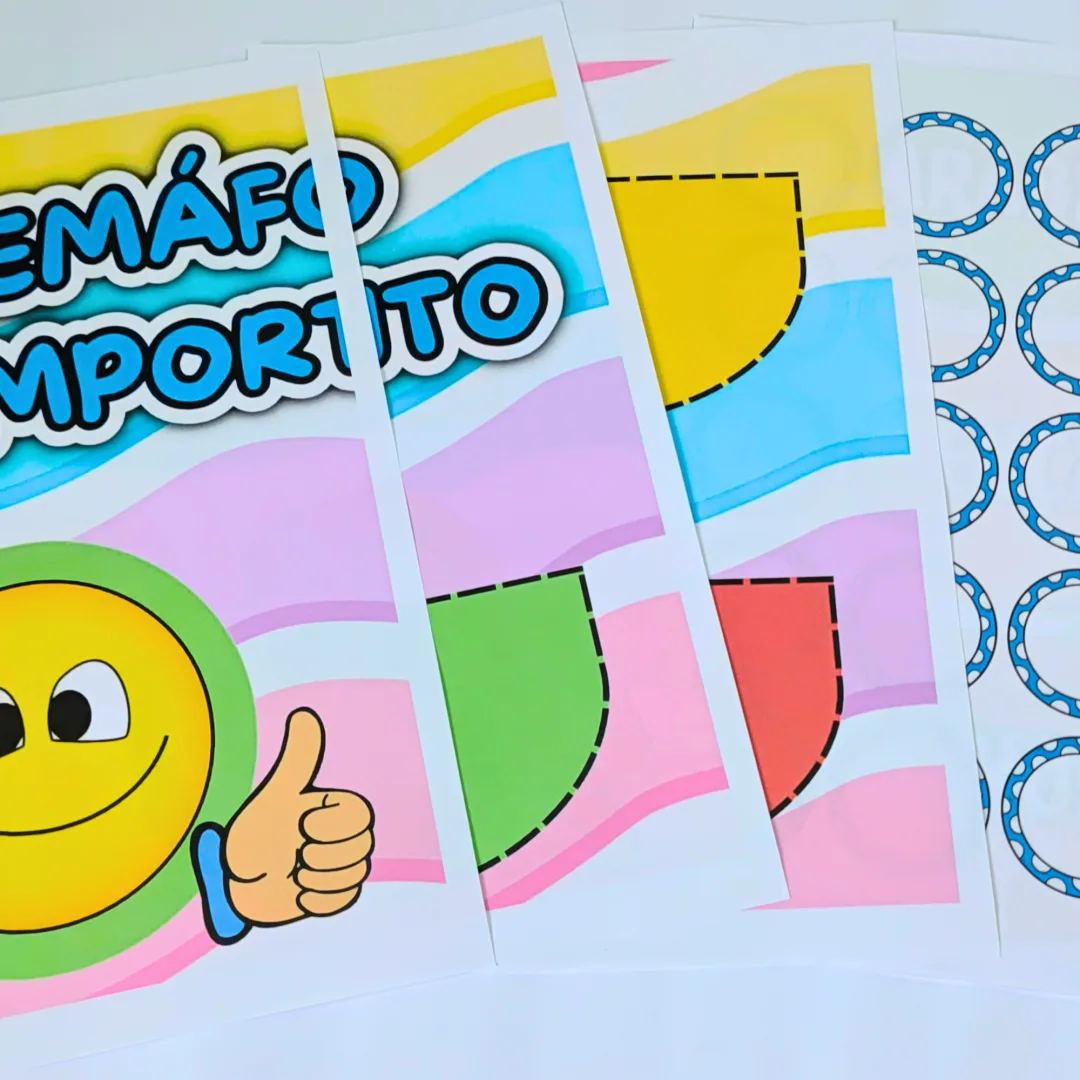 🚦 Semáforo do Comportamento – Atividade para Educação Infantil — imagem 2