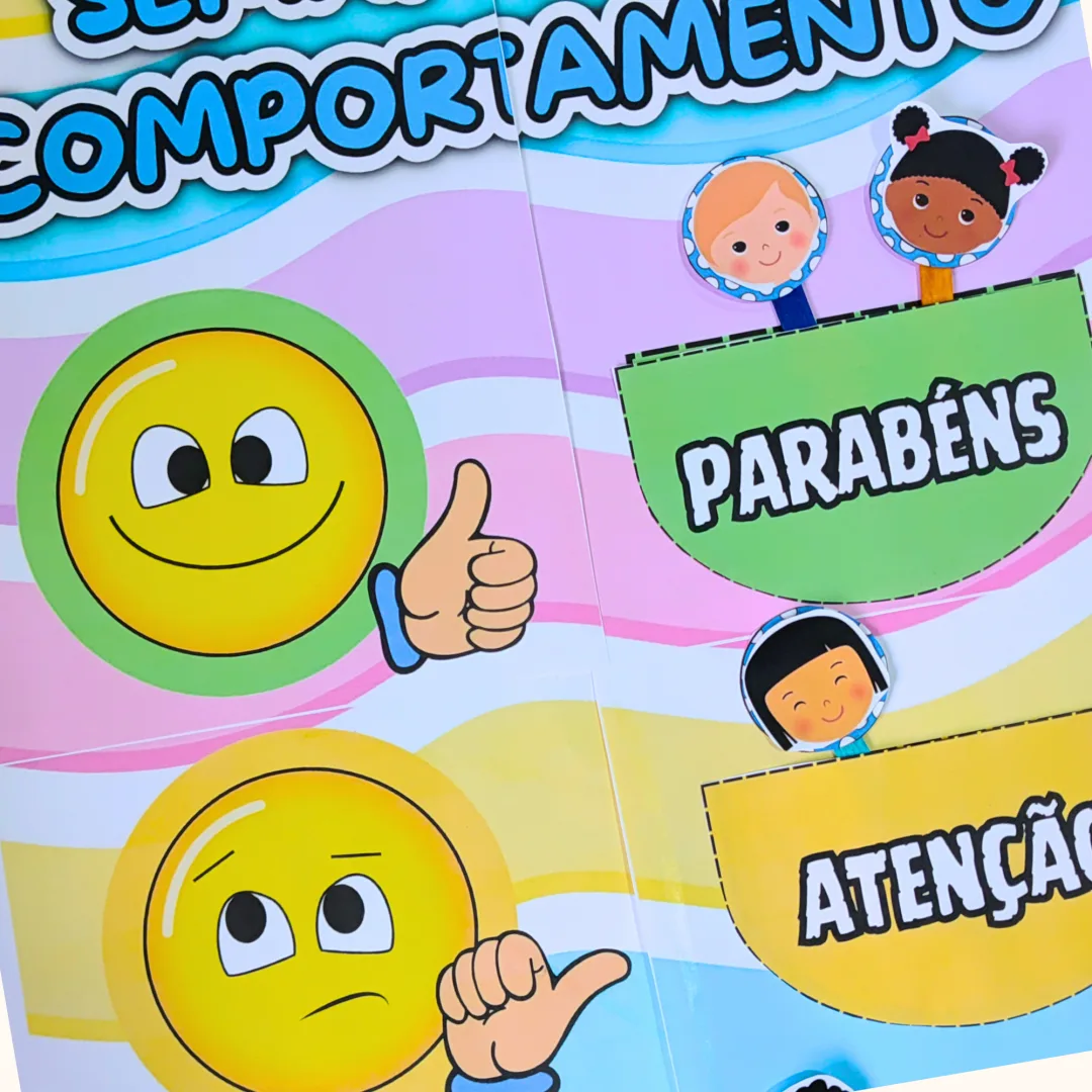 🚦 Semáforo do Comportamento – Atividade para Educação Infantil — imagem 4