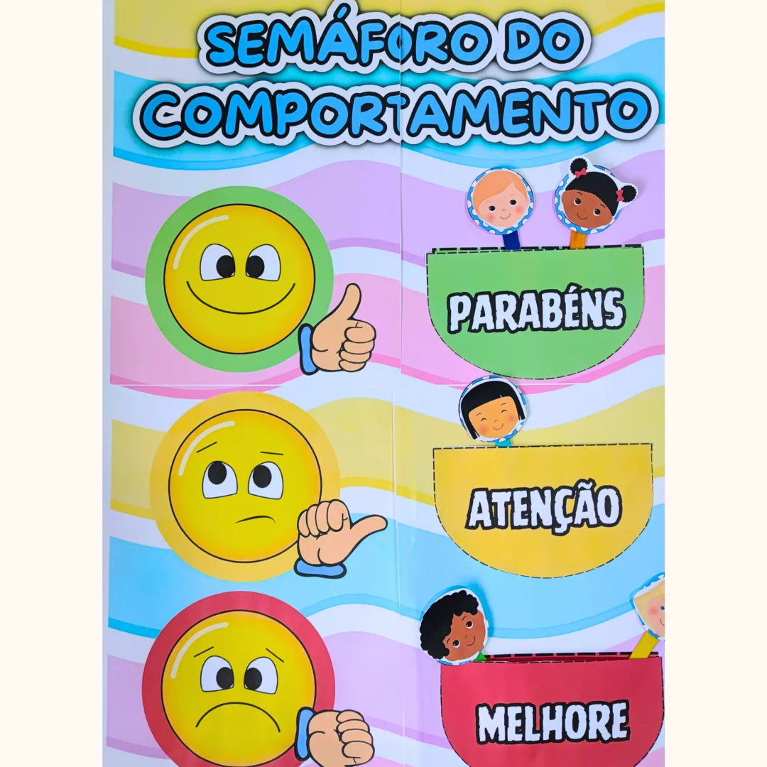 🚦 Semáforo do Comportamento – Atividade para Educação Infantil — imagem 6