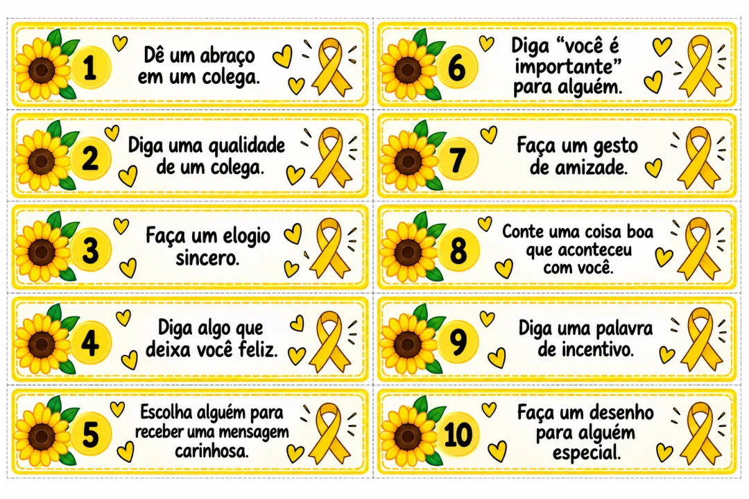 Semeando Afeto – Dinâmica do Setembro Amarelo Atividade de Empatia e Acolhimento em PDF — imagem 4