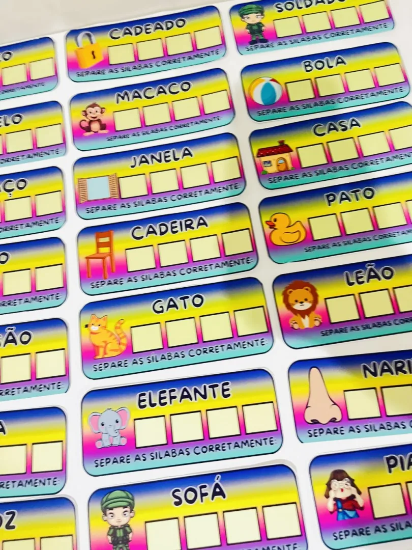 Separe as Sílabas — Pronto para Imprimir — imagem 3