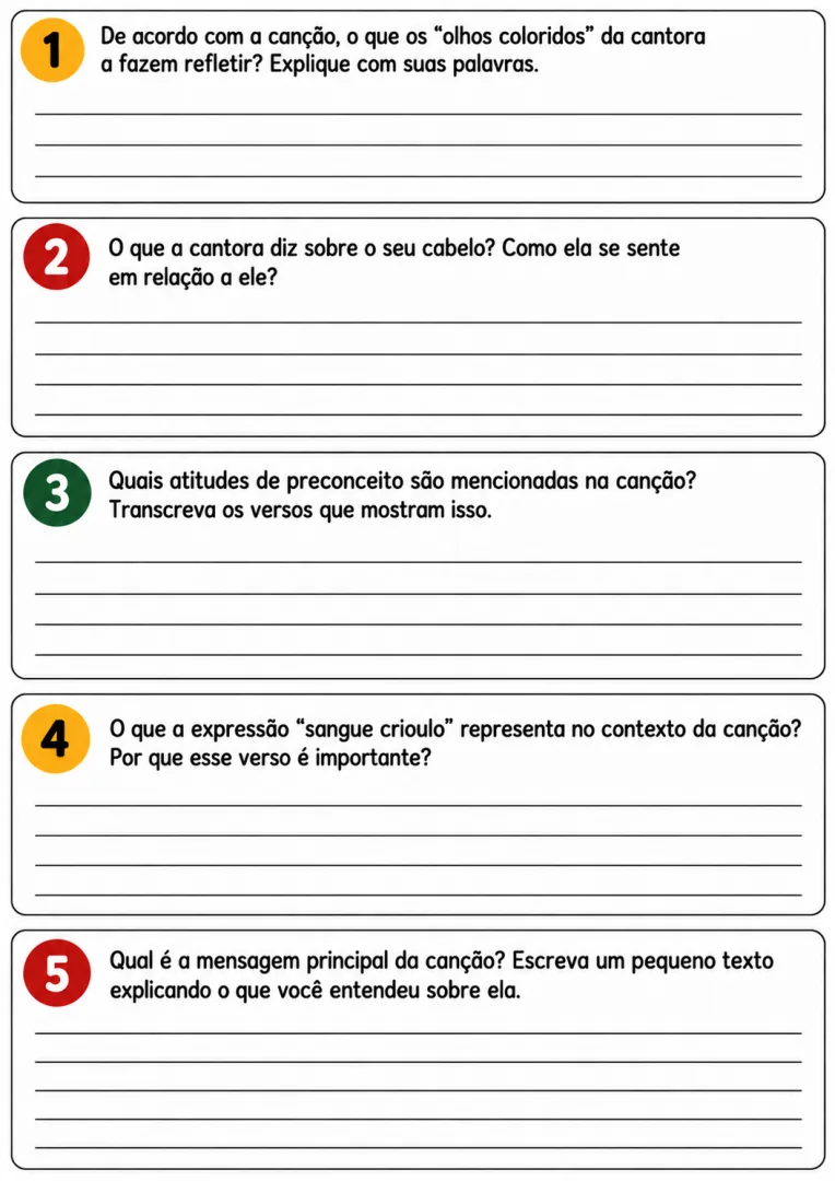 Sequência de Atividades Consciência Negra 5° ano PDF — imagem 4