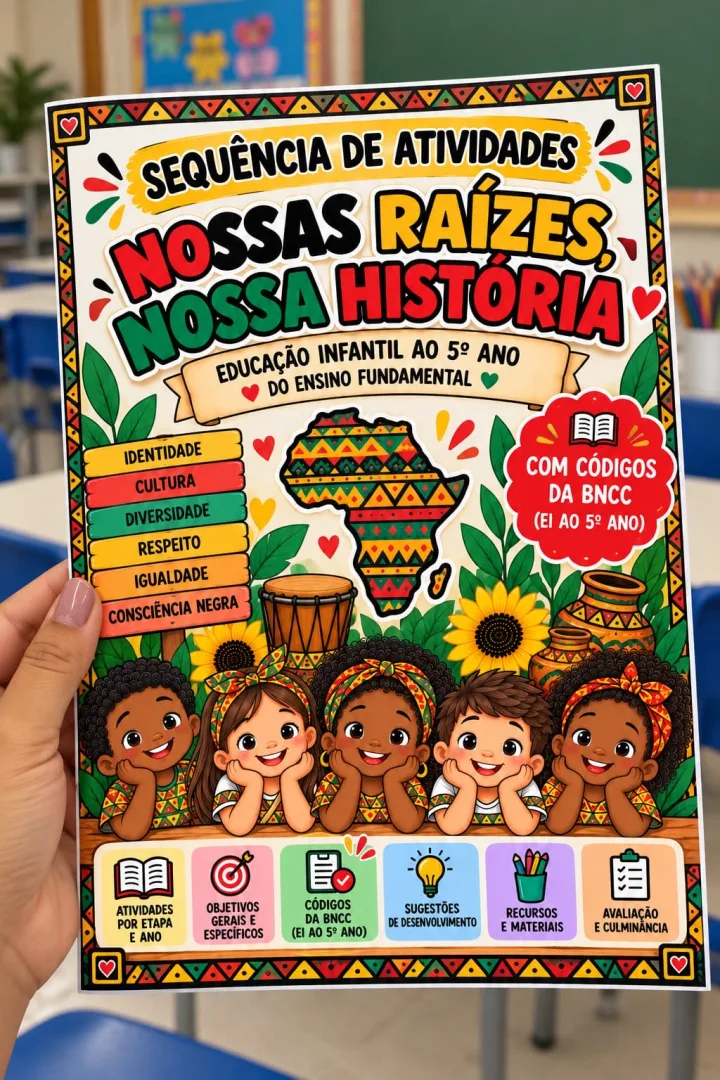🖤✨ *Sequência de atividades - RAÍZES QUE CONTAM NOSSA HISTÓRIA* ✨🖤 💰10,00 Uma sequência de atividades para transforma — imagem 2