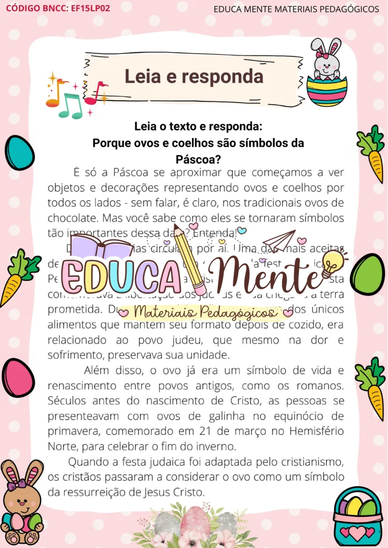 🐰 Sequência Didática de Páscoa + BONUS 🐰 — imagem 2