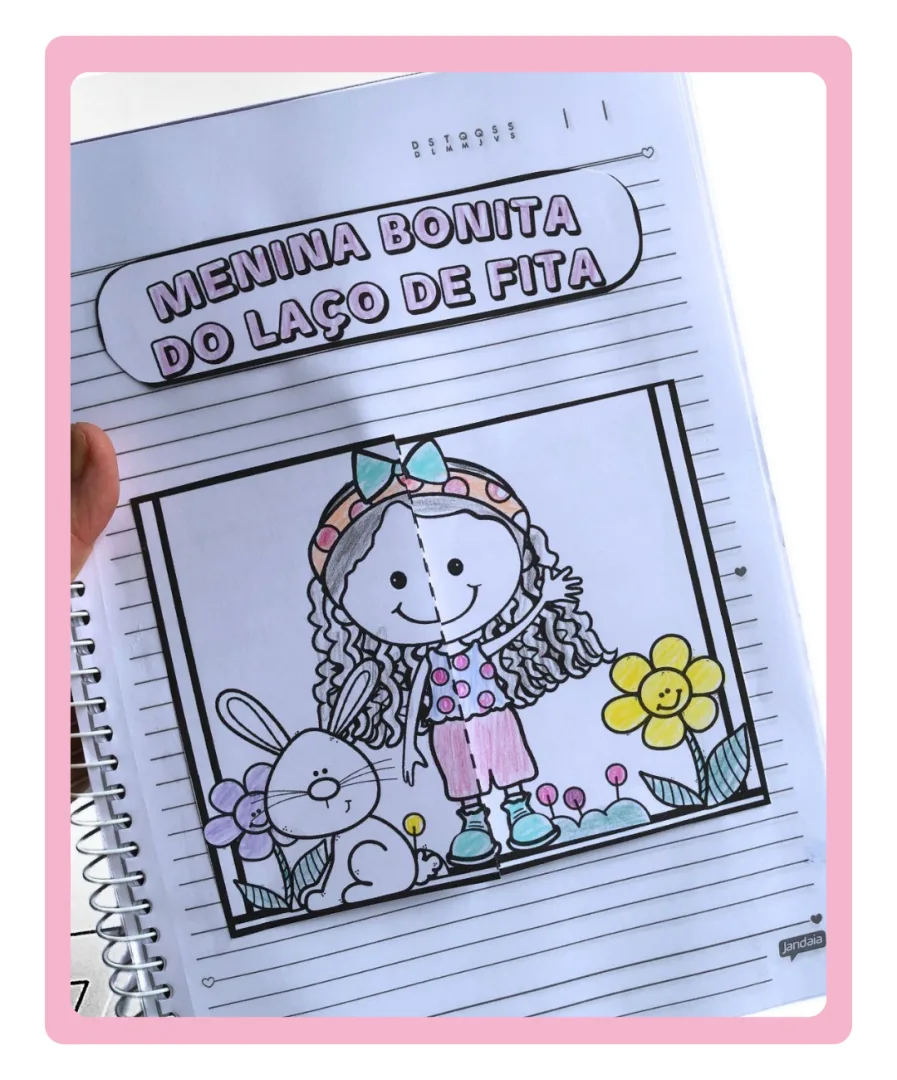 SEQUÊNCIA DIDÁTICA MENINA BONITA DO LAÇO DE FITA — imagem 7