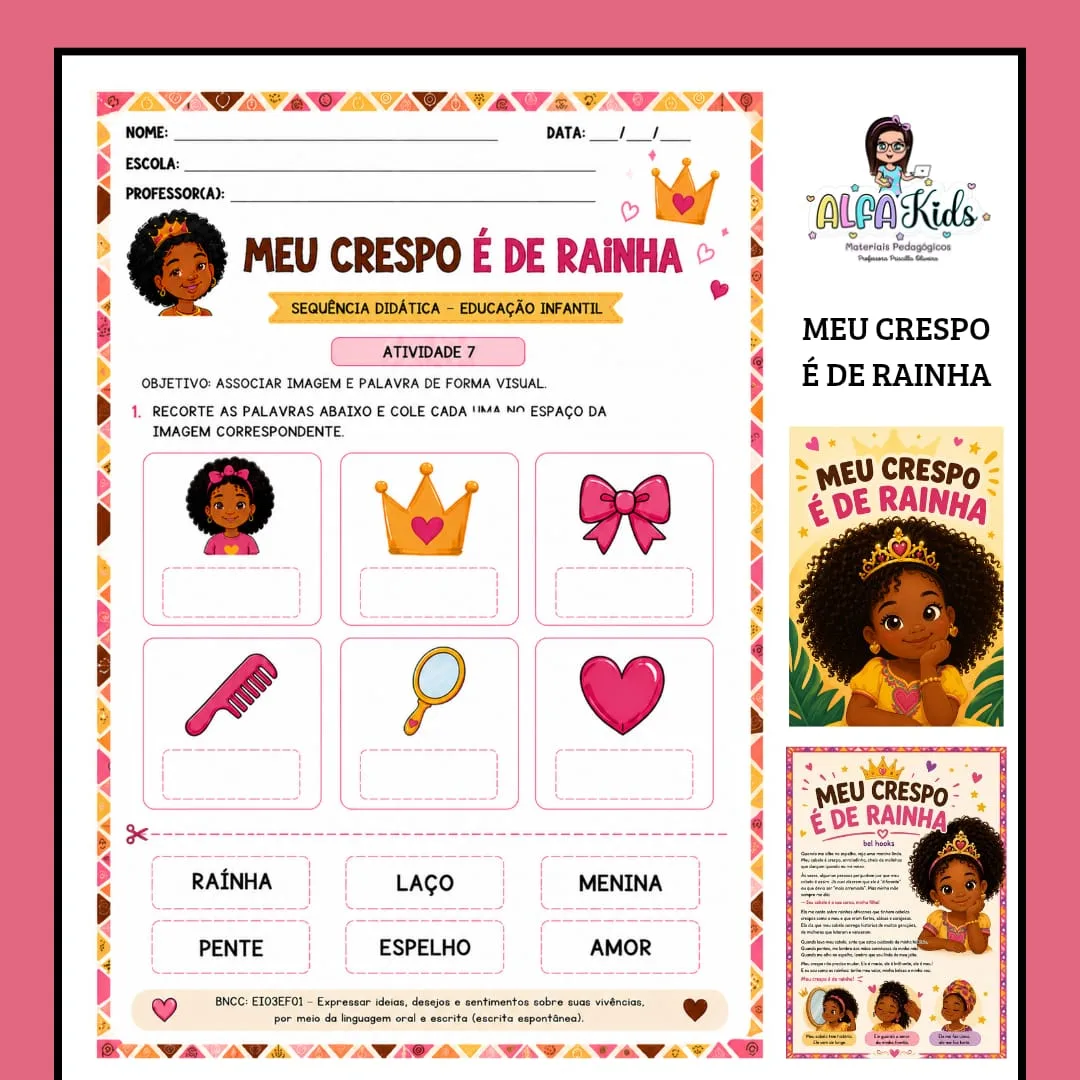 Sequência Didática: Meu Crespo é de Rainha | Educação Infantil  — imagem 4