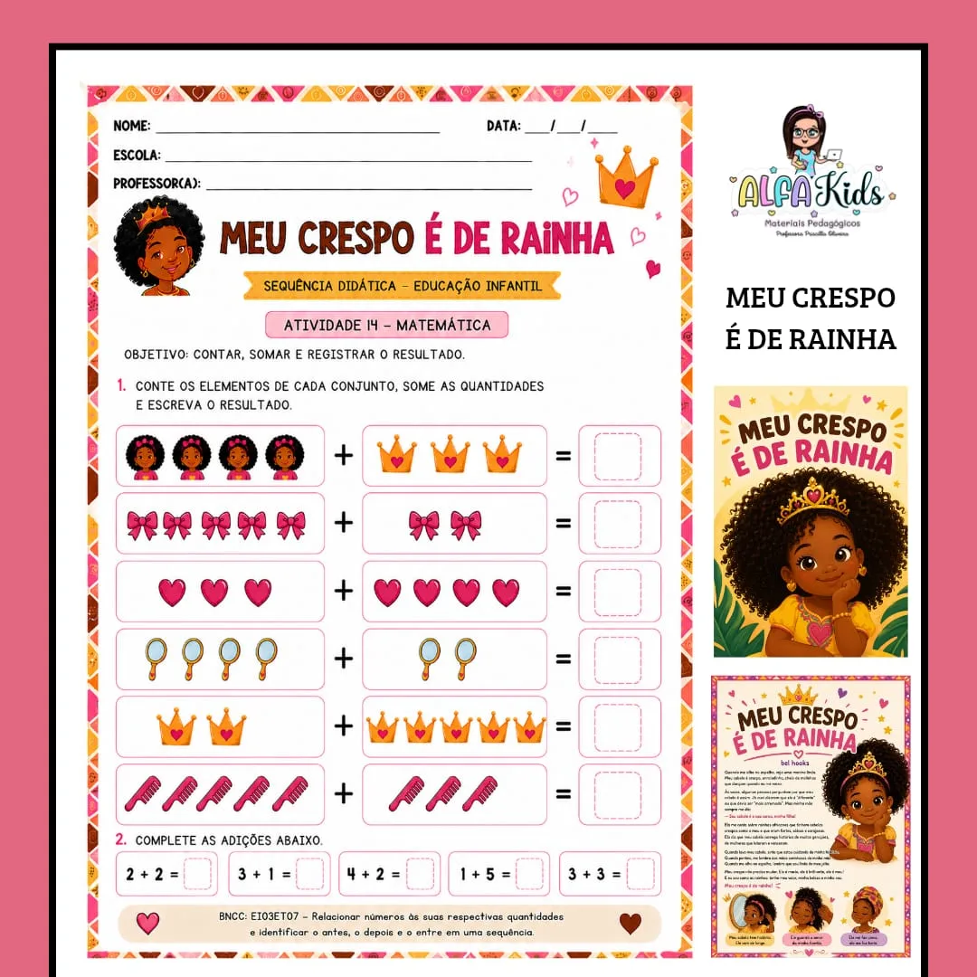 Sequência Didática: Meu Crespo é de Rainha | Educação Infantil  — imagem 2