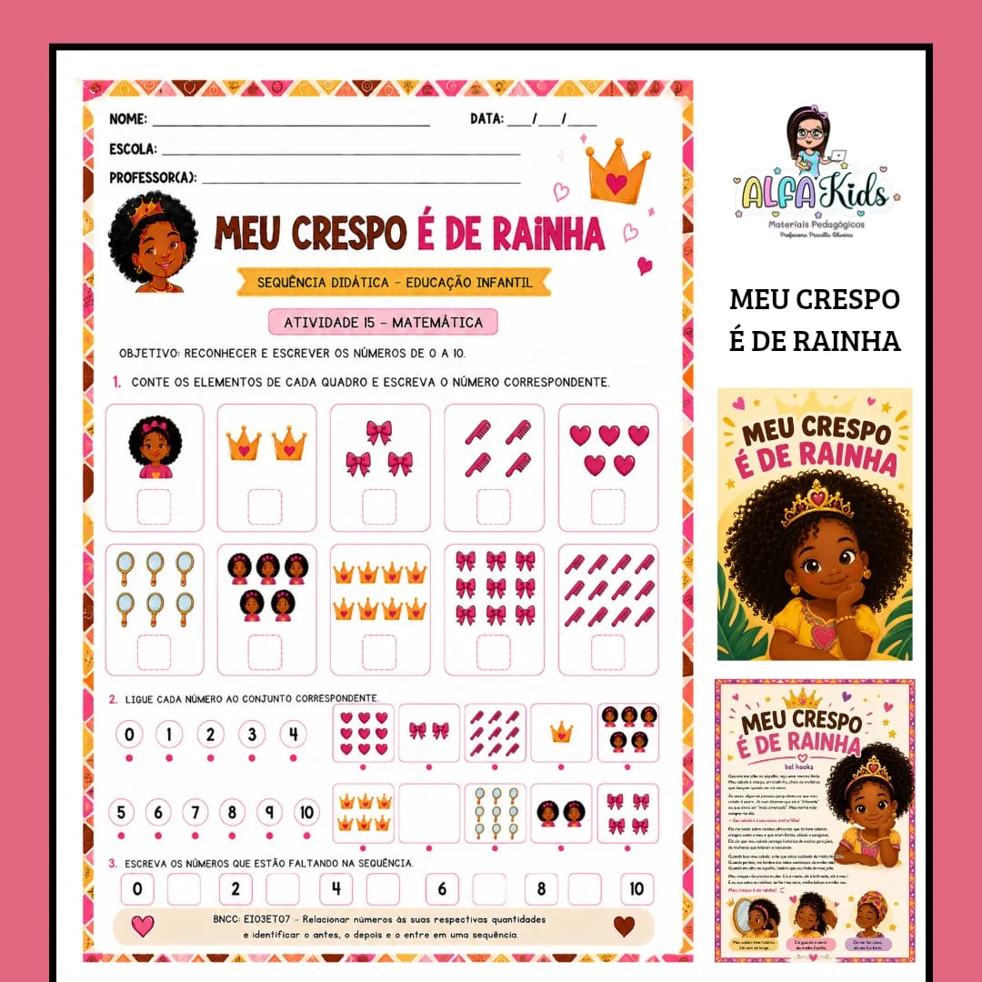 Sequência Didática: Meu Crespo é de Rainha | Educação Infantil  — imagem 6