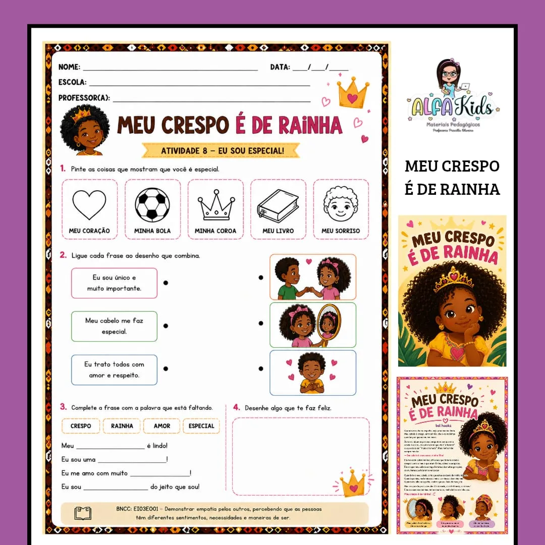 Sequência Didática: Meu Crespo é de Rainha | Ensino Fundamental  — imagem 4