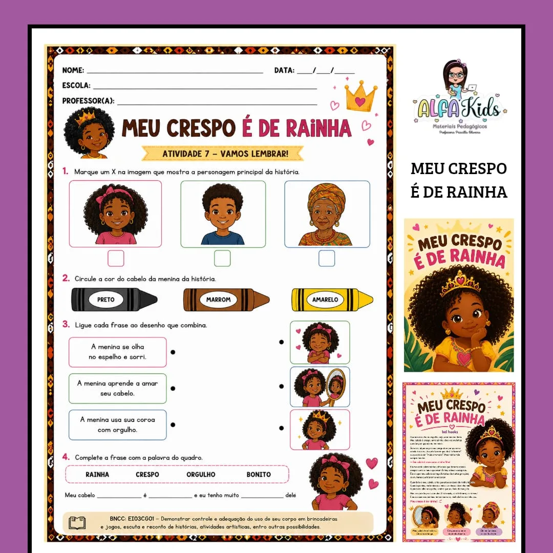 Sequência Didática: Meu Crespo é de Rainha | Ensino Fundamental  — imagem 3