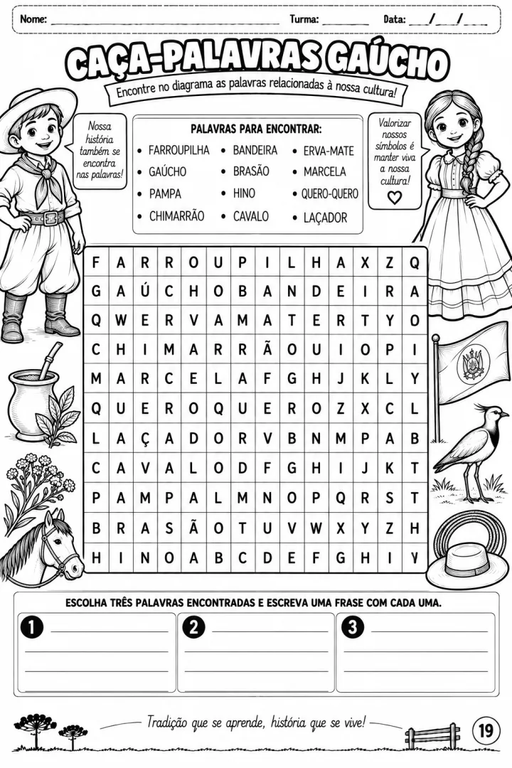 Sequência Didática – REVOLUÇÃO FARROUPILHA - Ensino Fundamental em PDF — imagem 5
