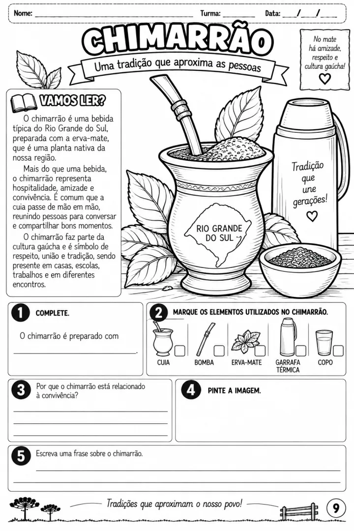 Sequência Didática – REVOLUÇÃO FARROUPILHA - Ensino Fundamental em PDF — imagem 3