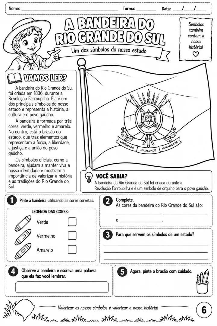 Sequência Didática – REVOLUÇÃO FARROUPILHA - Ensino Fundamental em PDF — imagem 2