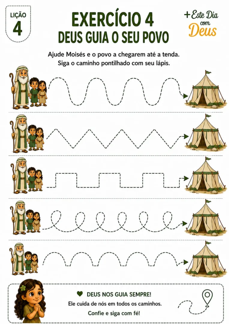 Série 4 - Números (6 páginas de atividade) - Atividades sobre a História da Criação -  PDF — imagem 2