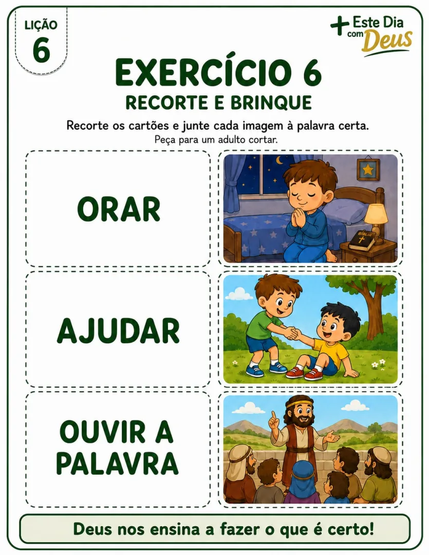 Série 6 - Josué  História da Criação  - PDF — imagem 2
