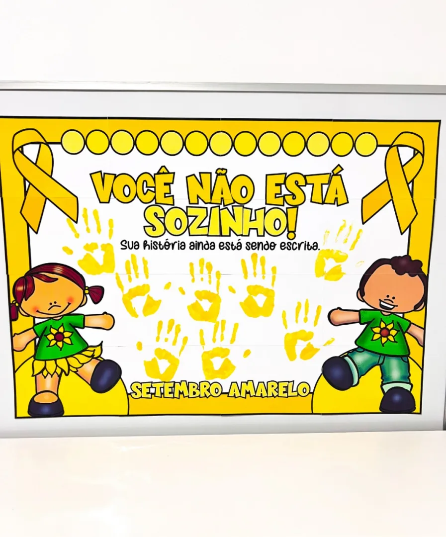 SETEMBRO AMARELO - CARTAZ COLABORATIVO — imagem 5