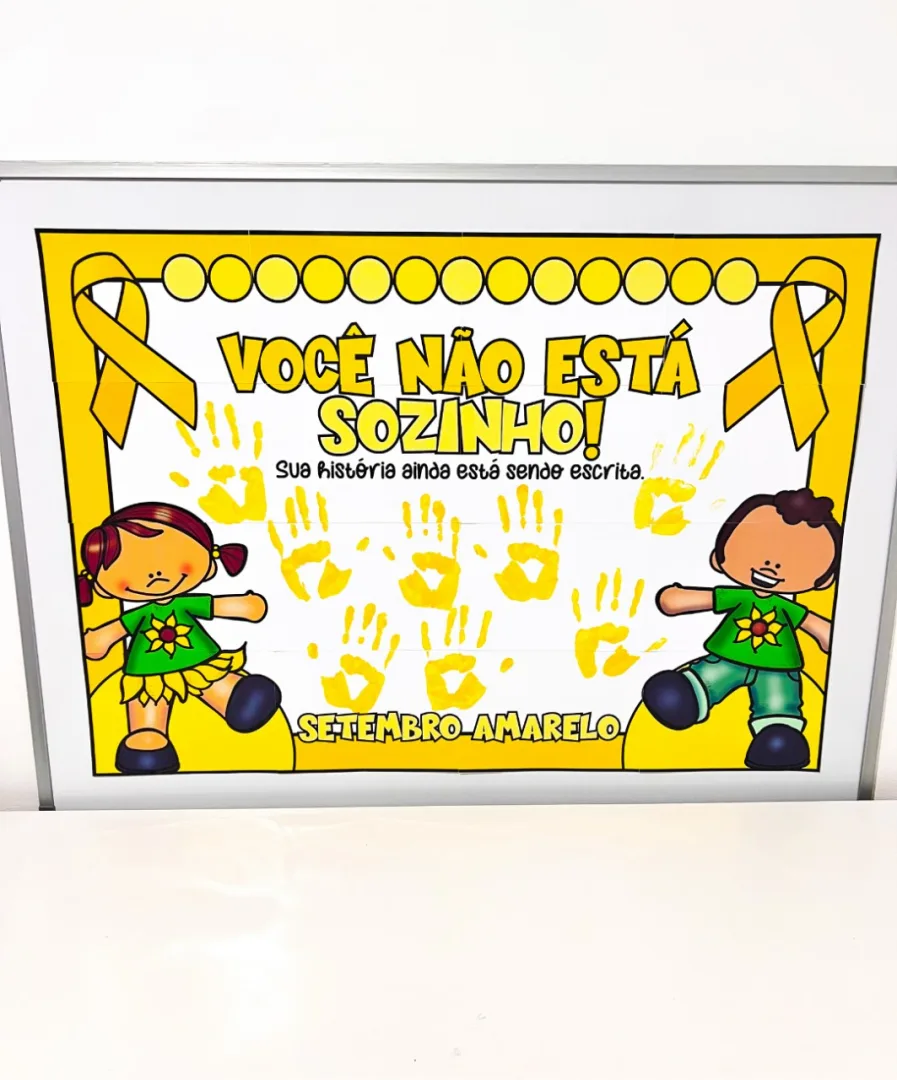 SETEMBRO AMARELO - CARTAZ COLABORATIVO — imagem 7