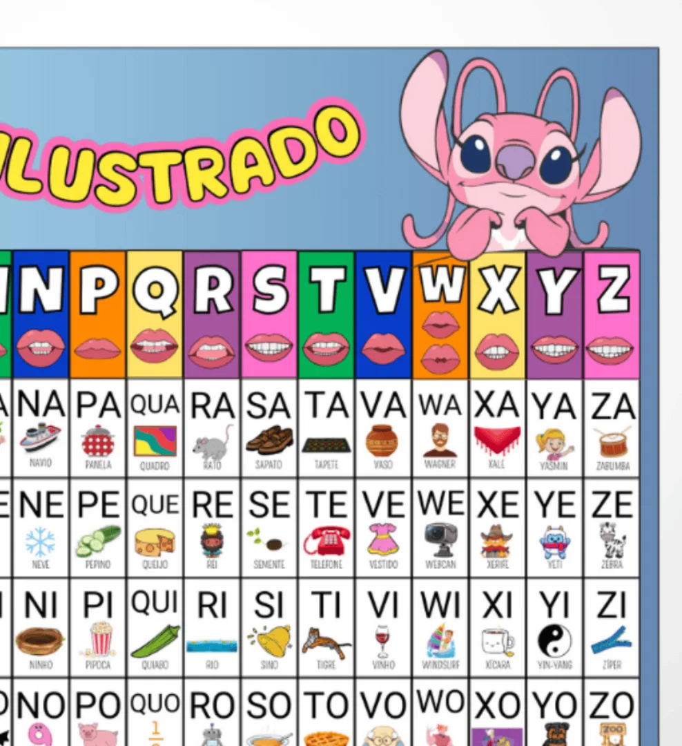 Silabário Ilustrado - Stitch — imagem 2