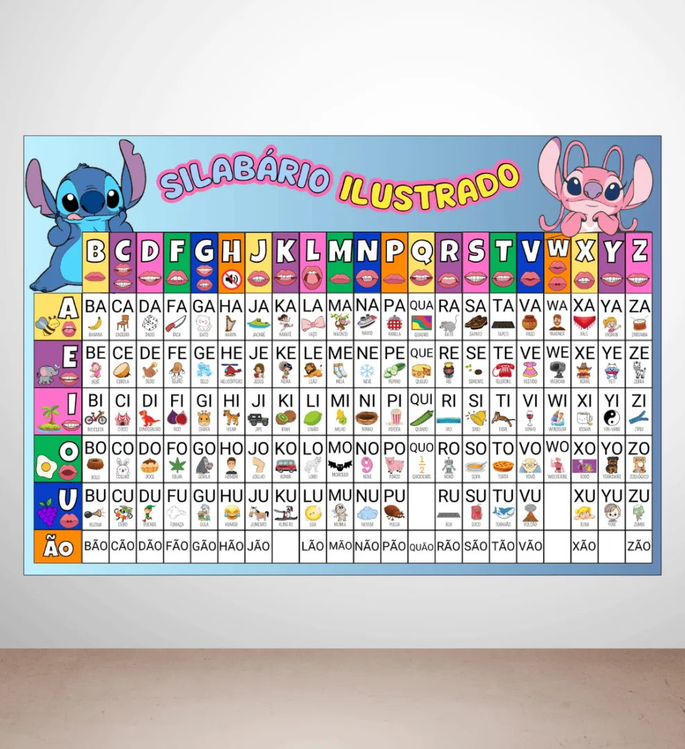 Silabário Ilustrado - Stitch — imagem 3