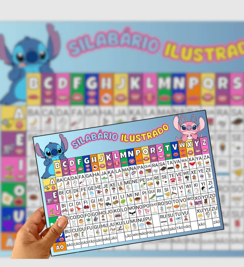Silabário Ilustrado - Stitch — imagem 4