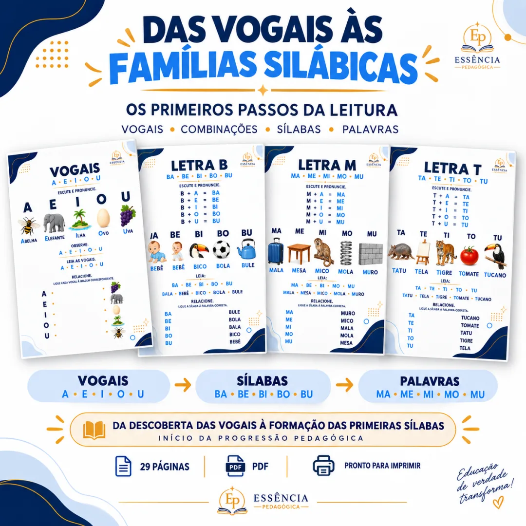 Silabário Simples e Complexo – 1º e 2º Ano – PDF — imagem 4