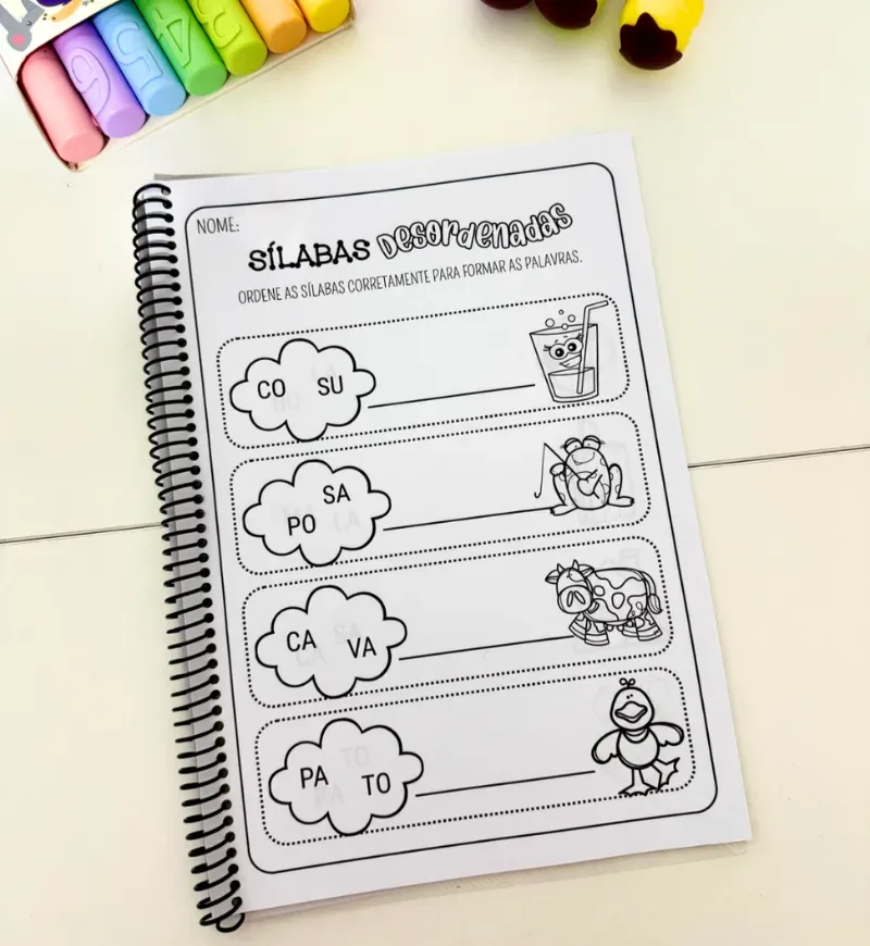 Sílabas Desordenadas - Sílabas Simples — imagem 3