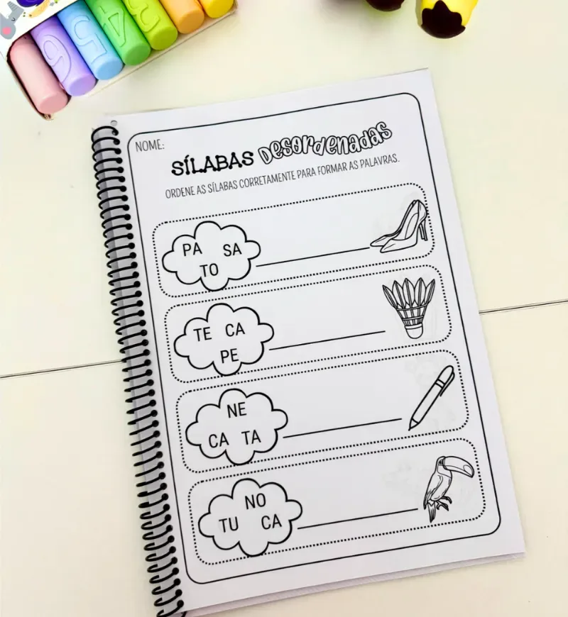 Sílabas Desordenadas - Sílabas Simples — imagem 5