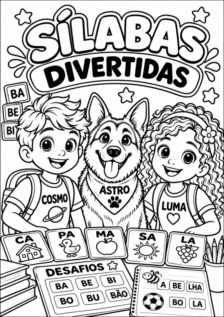 Sílabas Divertidas: Atividades de Alfabetização em PDF — imagem 2