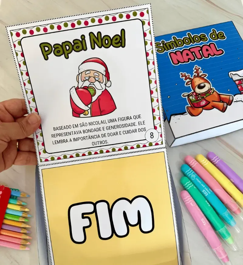 Símbolos do Natal - História na Caixa PDF Educação Infantil — imagem 4