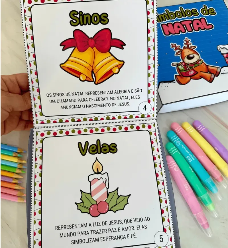 Símbolos do Natal - História na Caixa PDF Educação Infantil — imagem 5