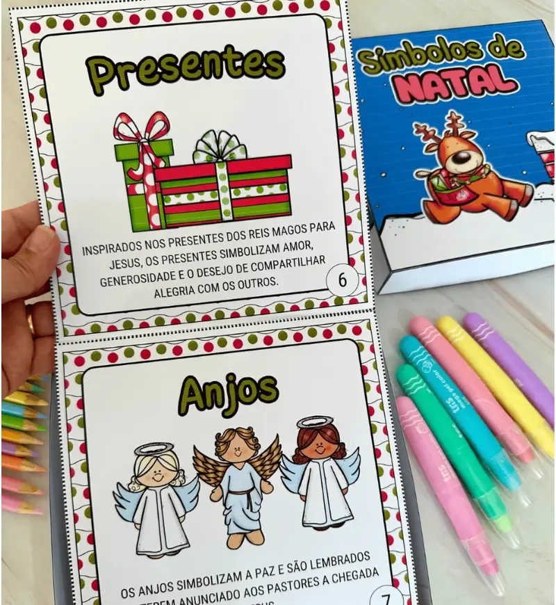 Símbolos do Natal - História na Caixa PDF Educação Infantil — imagem 6
