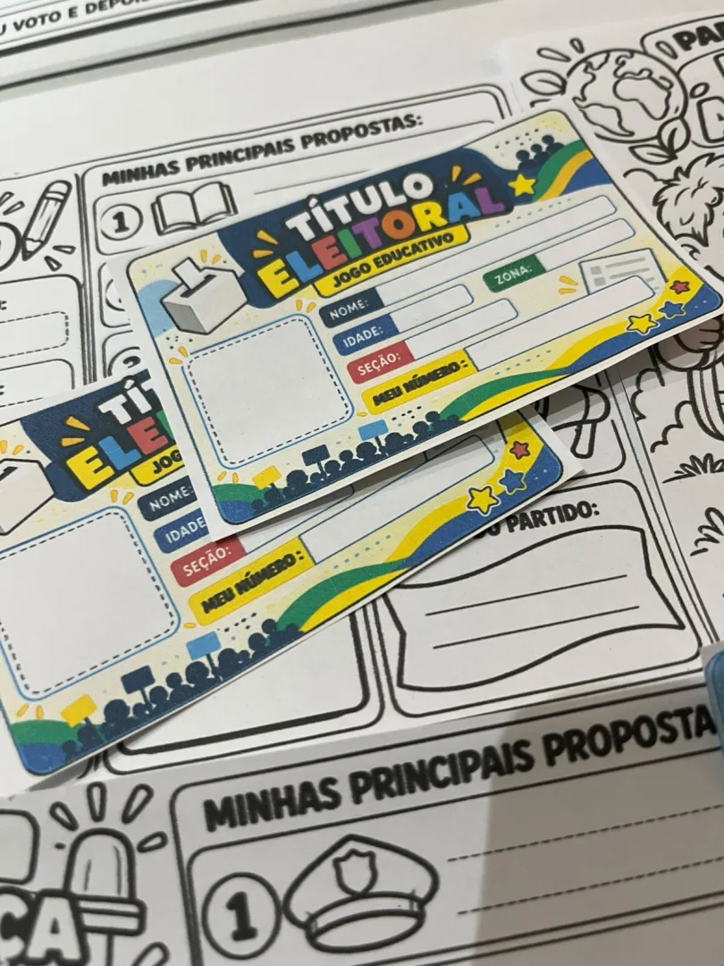 Simulação Eleitoral 2026 em PDF-“1º ano”, “Educação Infantil”. — imagem 3