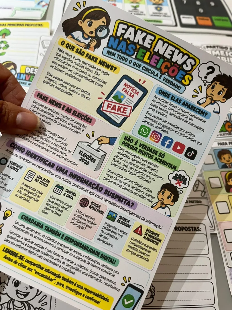 Simulação Eleitoral 2026 em PDF-“1º ano”, “Educação Infantil”. — imagem 5