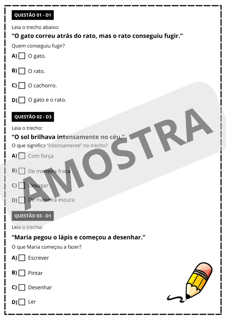 SIMULADO SAEB 2° ANO - PORTUGUÊS E MATEMÁTICA 👩🏻‍🏫 — imagem 2