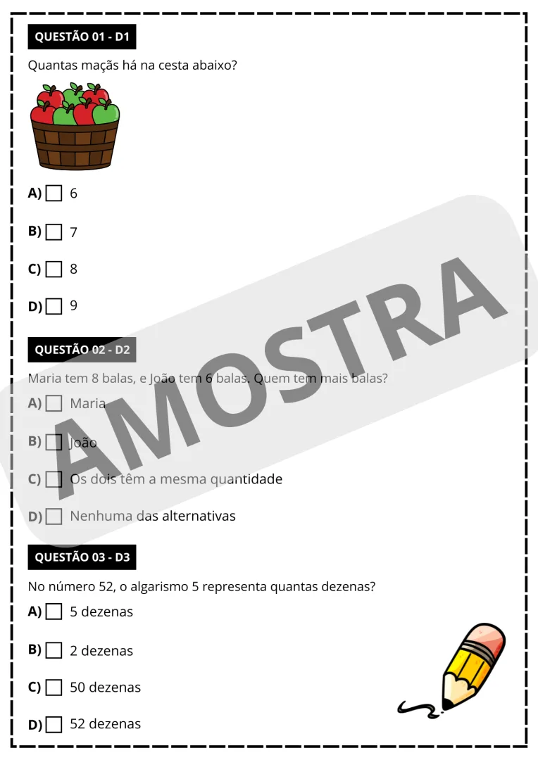 SIMULADO SAEB 2° ANO - PORTUGUÊS E MATEMÁTICA 👩🏻‍🏫 — imagem 4