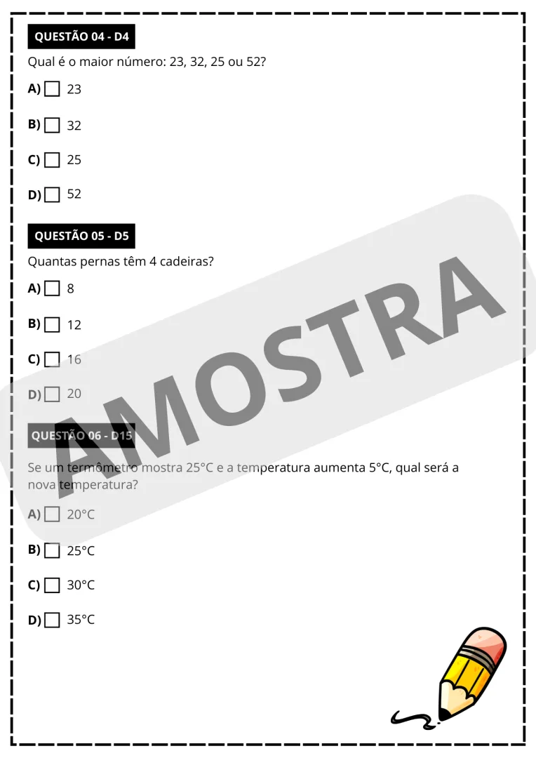 SIMULADO SAEB 3° ANO - PORTUGUÊS E MATEMÁTICA 👩🏻‍🏫 — imagem 3